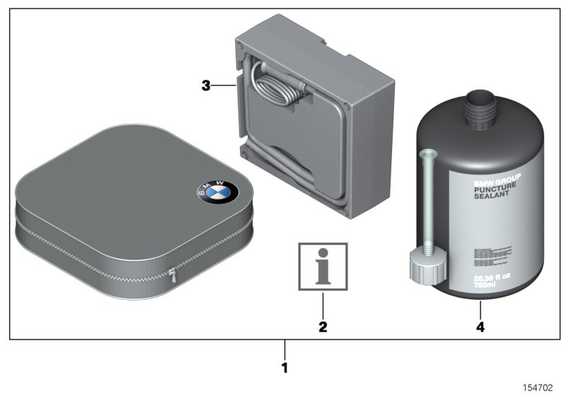 BMW Pneumatiky Mobility Set