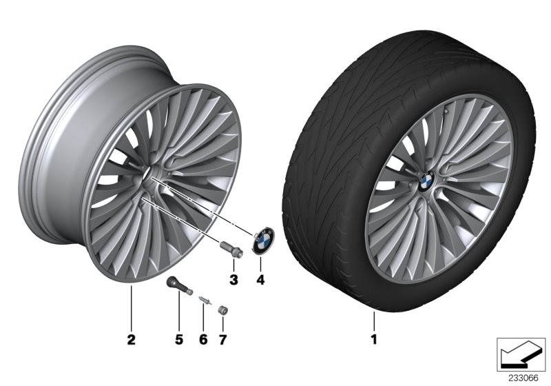 BMW BMW kolo z leh. sl. vícepaprskové 410