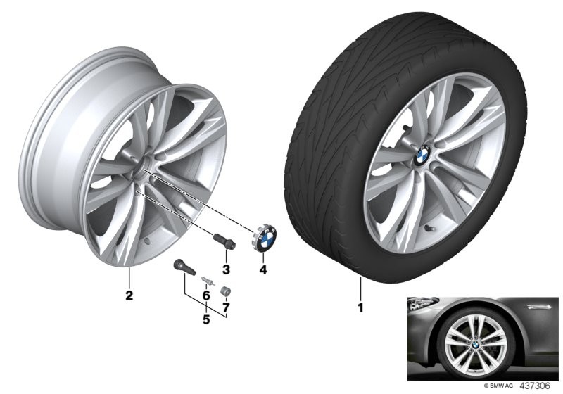 BMW BMW lité kolo provedení 610 - 19''