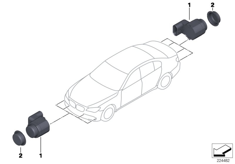 BMW Ultrazvukové čidlo