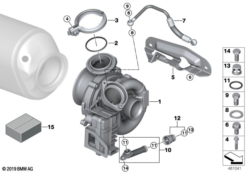 BMW Turbo compressore - Ricambi Usati