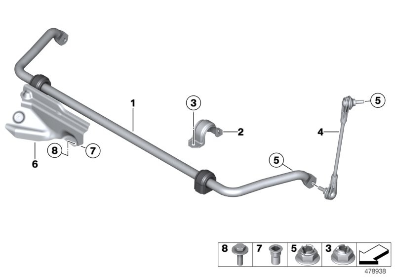 BMW Stabilisator vorn