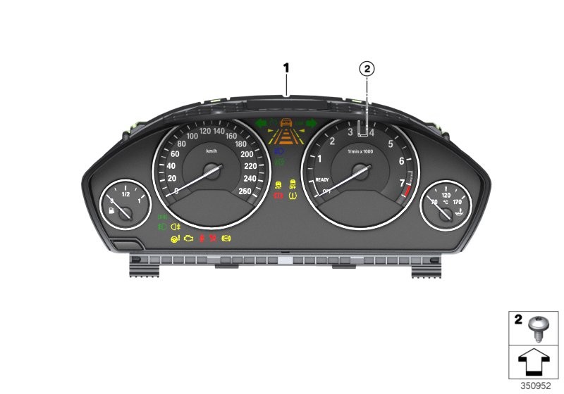 BMW Instrumentenkombination - Modern Line