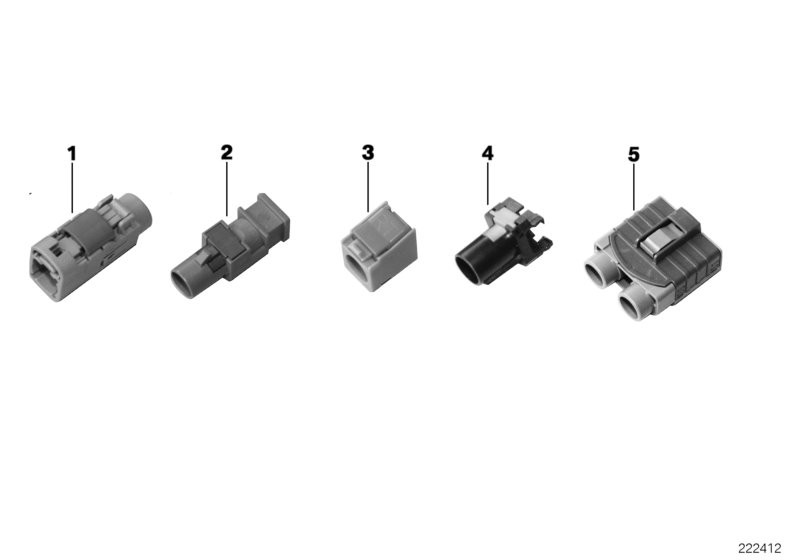 BMW Pièces réparation boîtier câble coaxial
