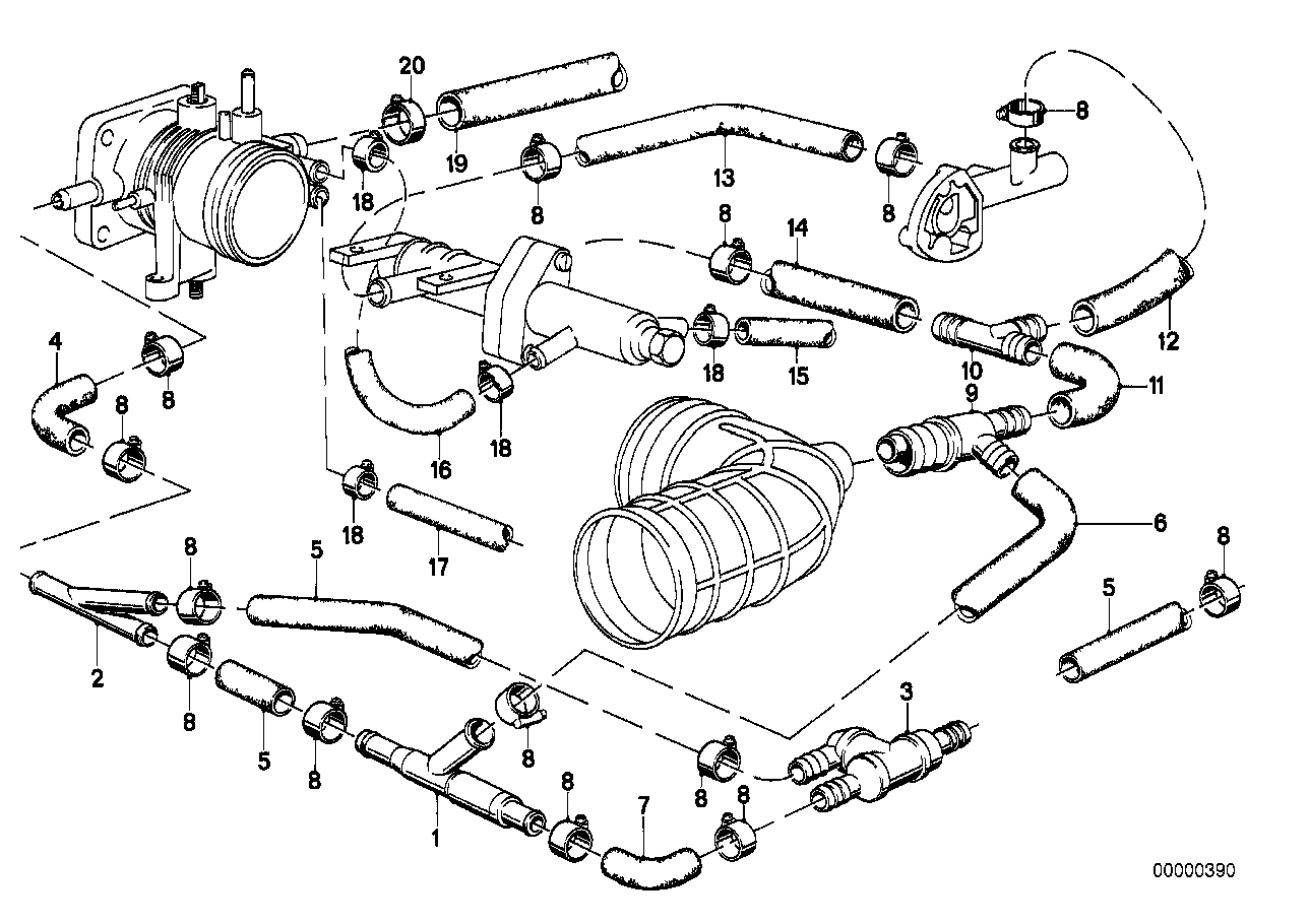 Unterdrucksteuerung-Motor