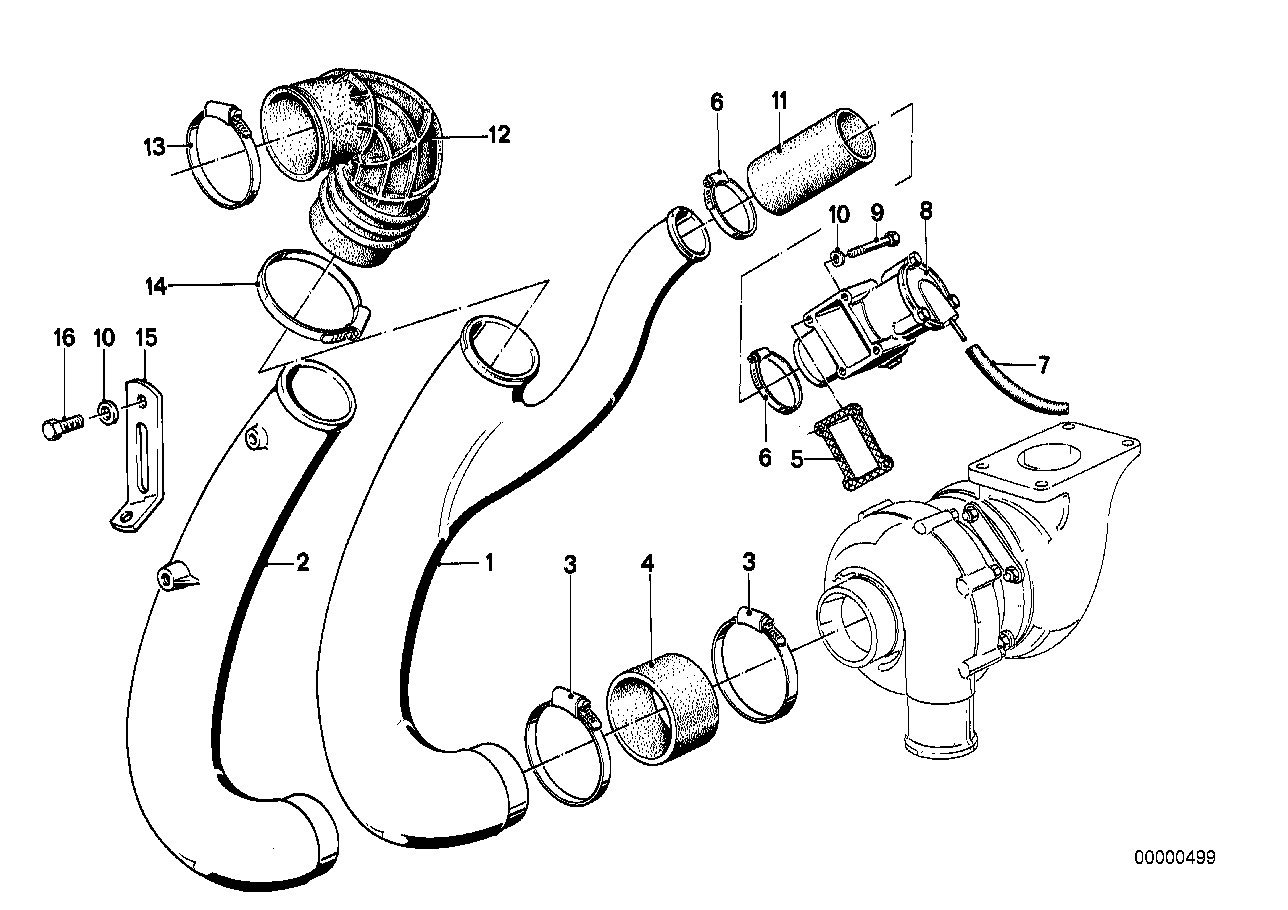 Turbocompressor-tubo de aspiração