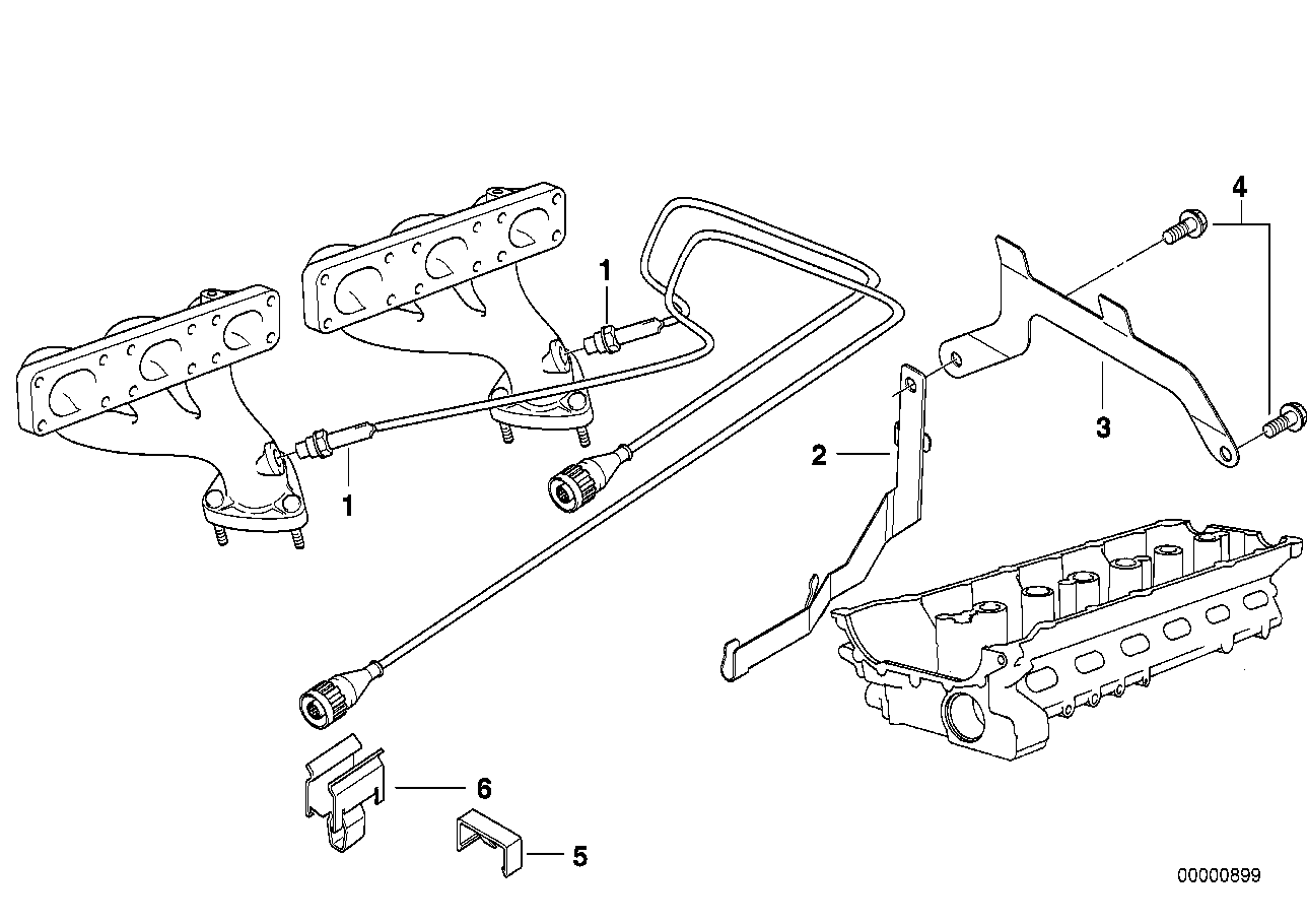 Piezas de montaje de sonda lambda