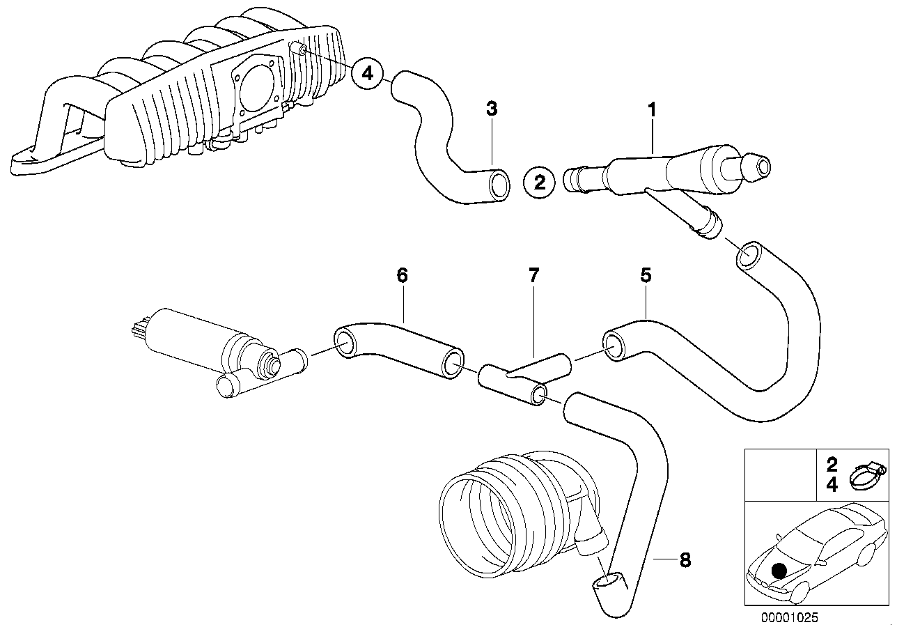 Undertrycksstyrning motor