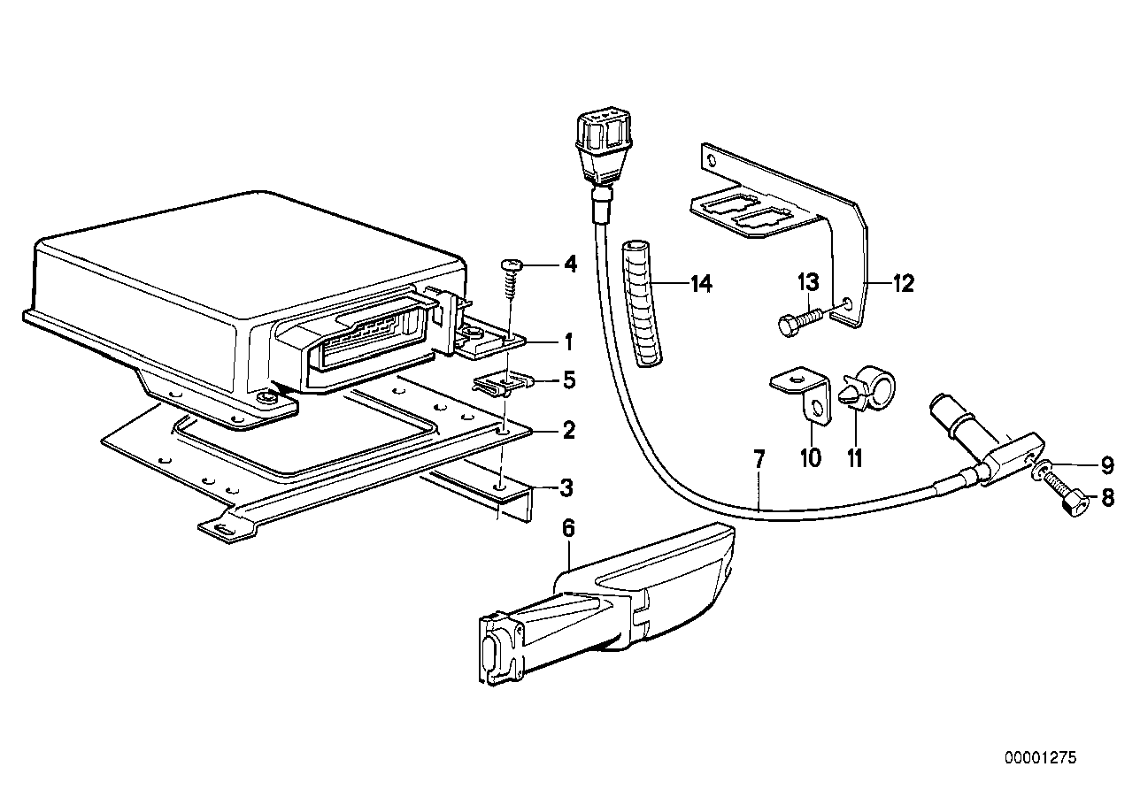 Pulse generator/DME mounting parts