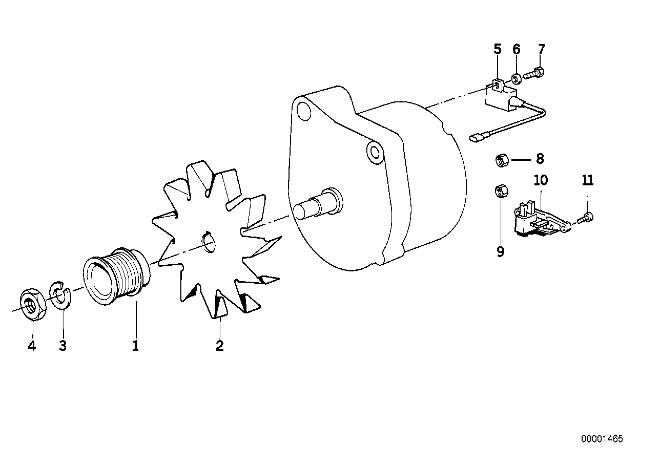Generador suplementaria/piezas sueltas