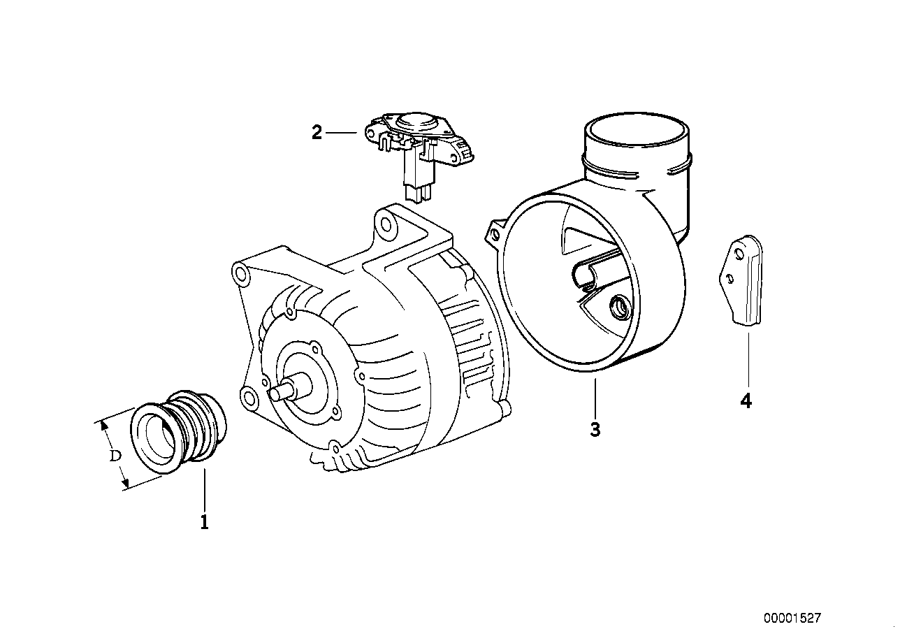 Generator enskilda delar 80A