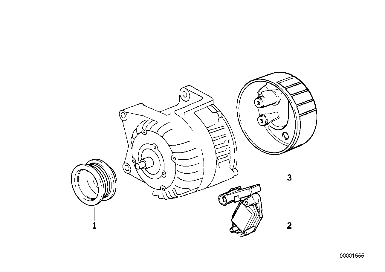 Alternator parts 95a