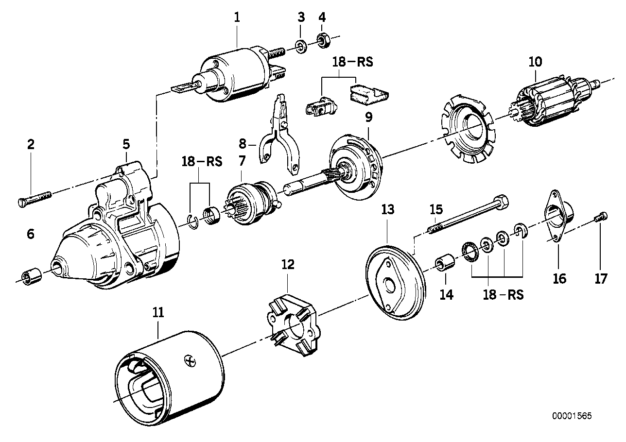 Motoririno avv.elementi singoli 1,7kw