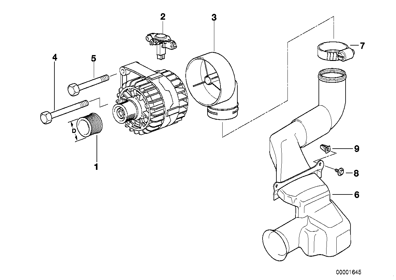 Generator Einzelteile  80A