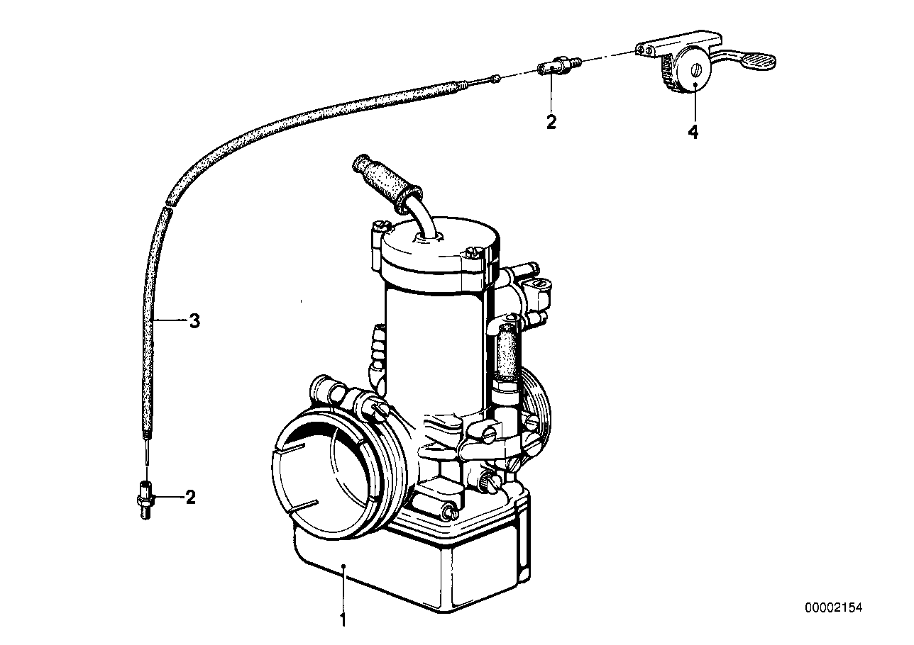 Carburetor-choke cable