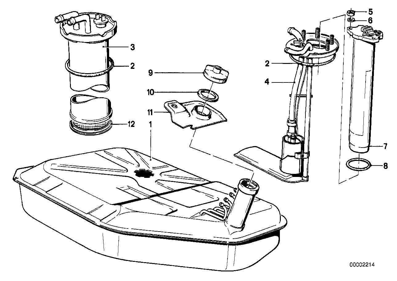 Braensletank/braensle pumpen system