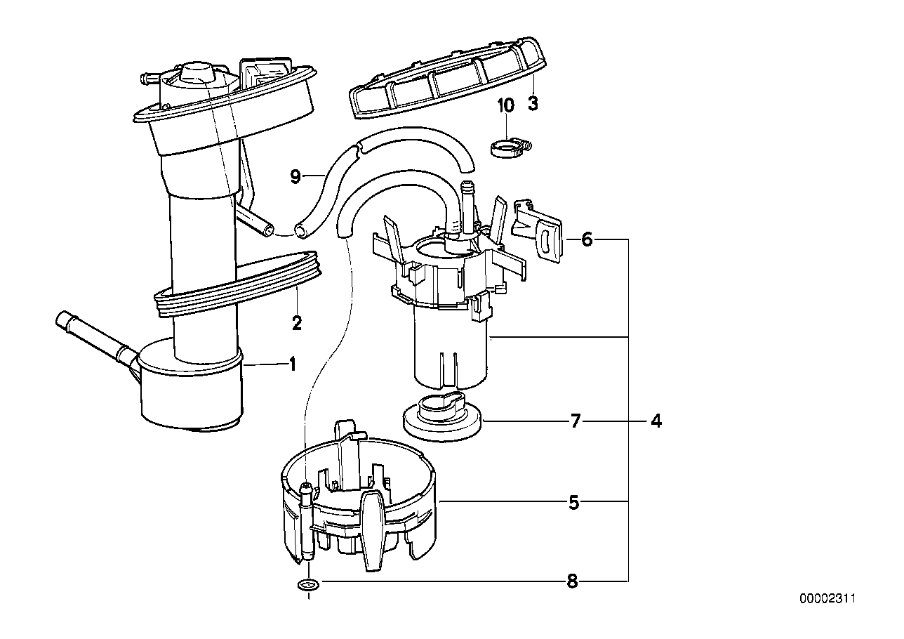 Suction device with pre-supply pump