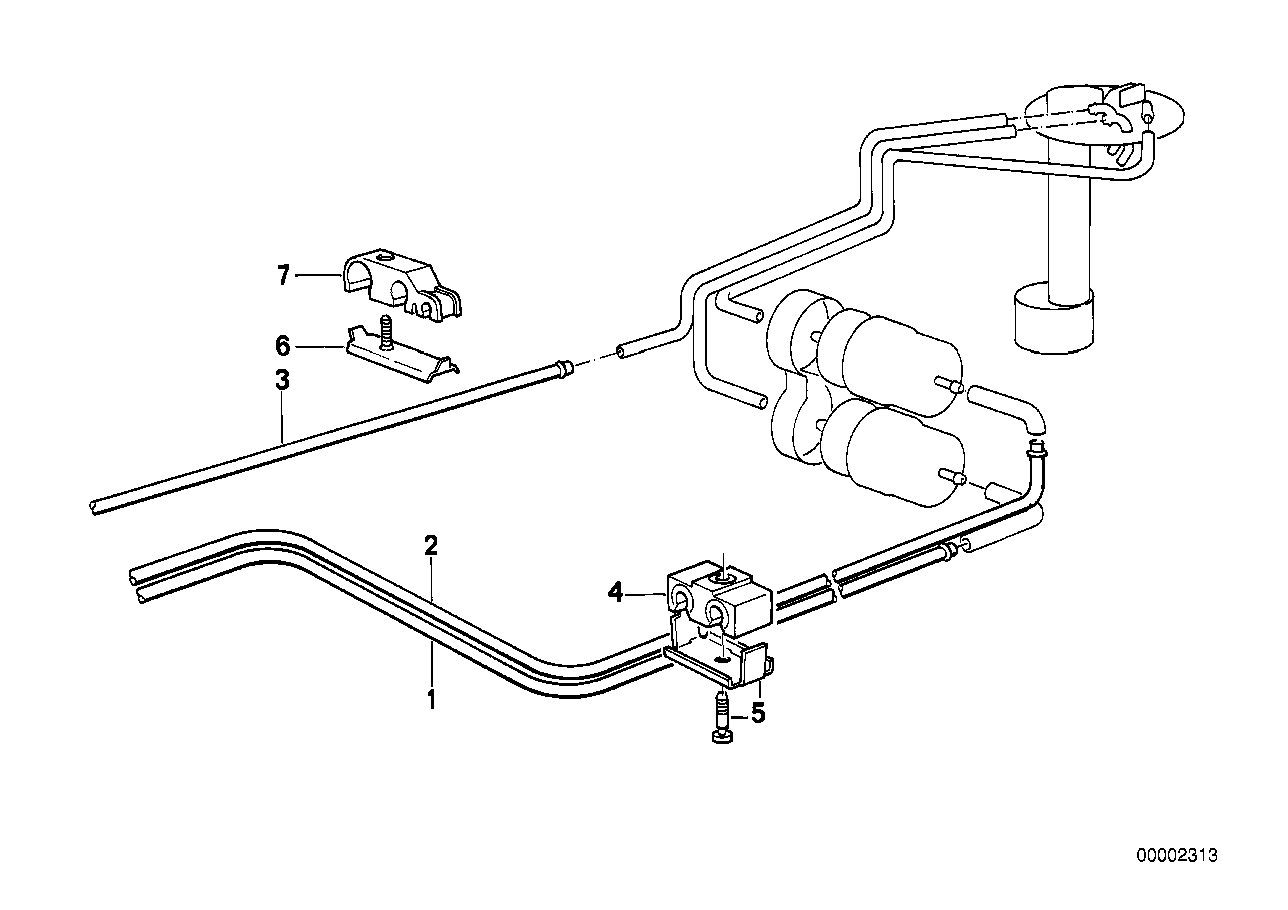 Fuel supply/tubing