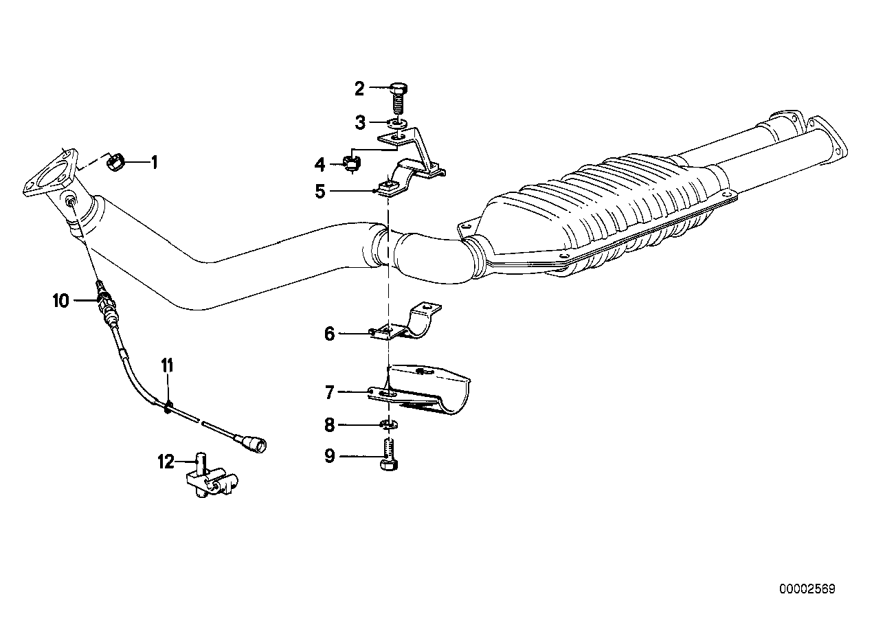 Piezas de montaje de sonda lambda