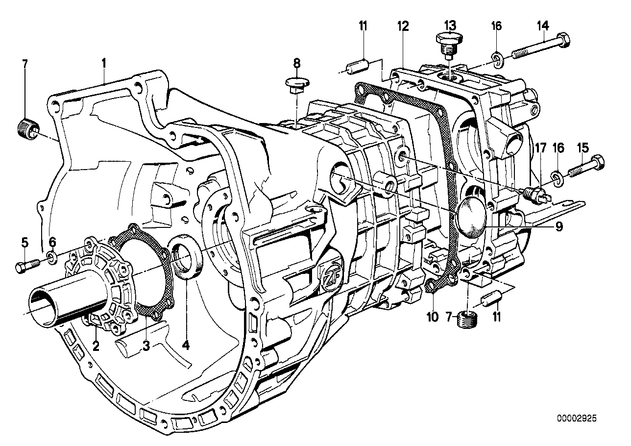 ZF s5-16 housing+attaching parts