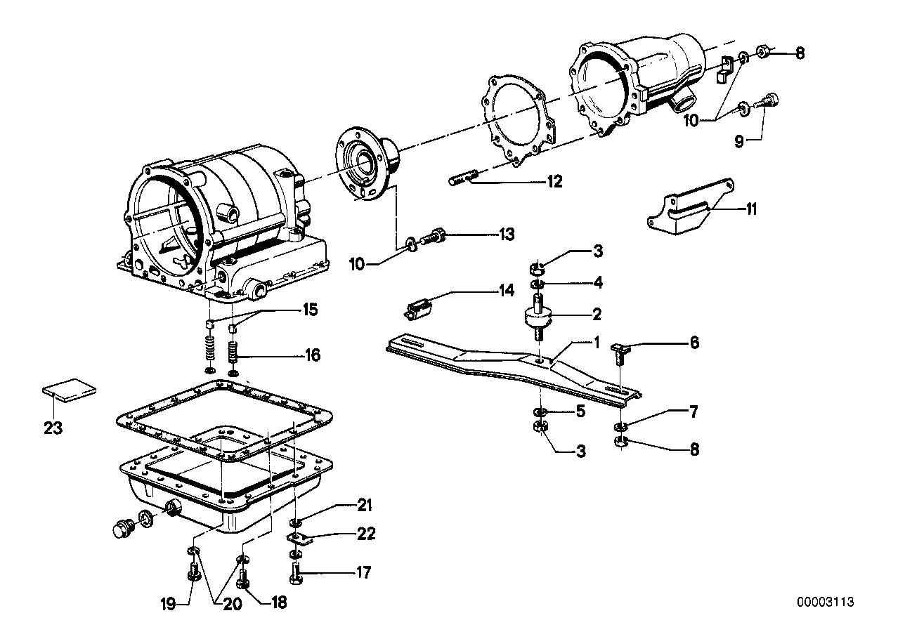 ZF 3hp12 mounting parts/suspension