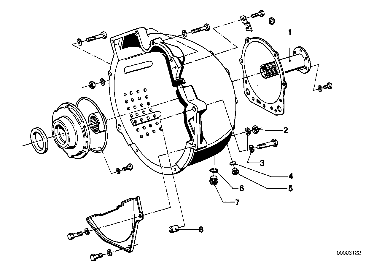 ZF 3hp20 mounting parts