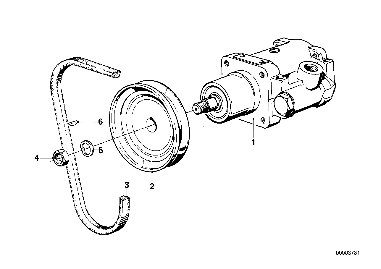 Hydro steering-vane pump/single parts