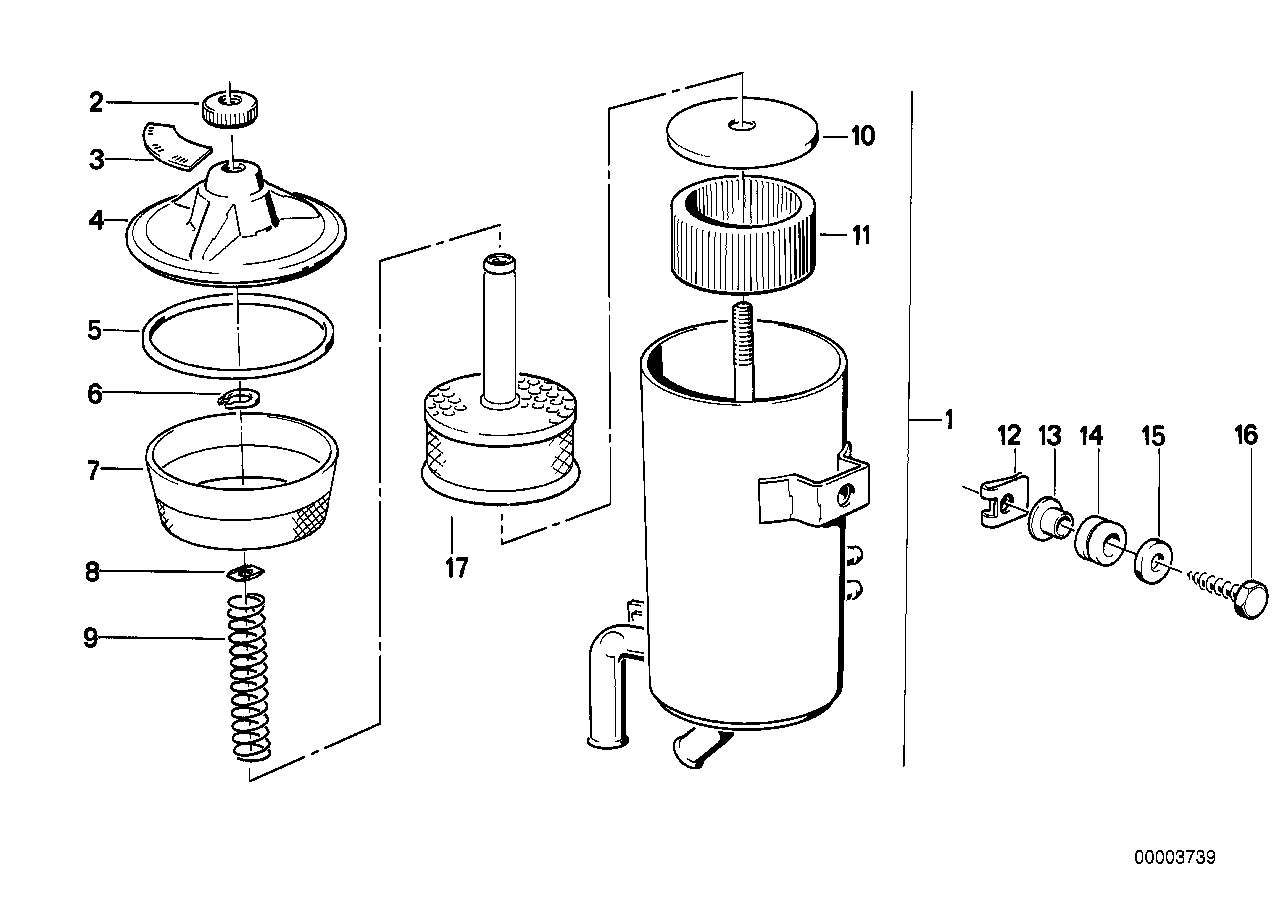 Zbiornik oleju/elementy pojedyncze