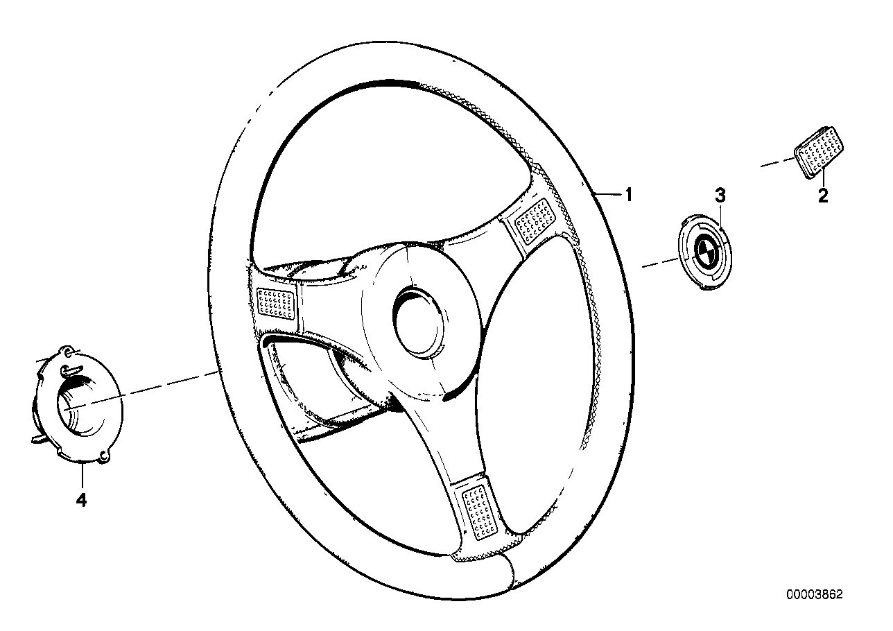 Sports steering wheel M-technik