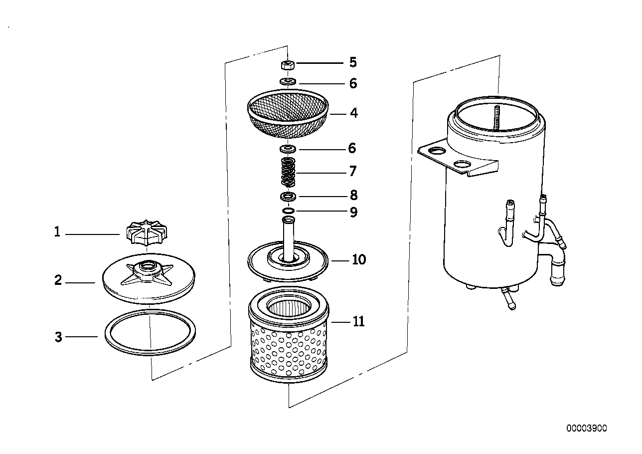 Composants reservoir d'huile ASC+T