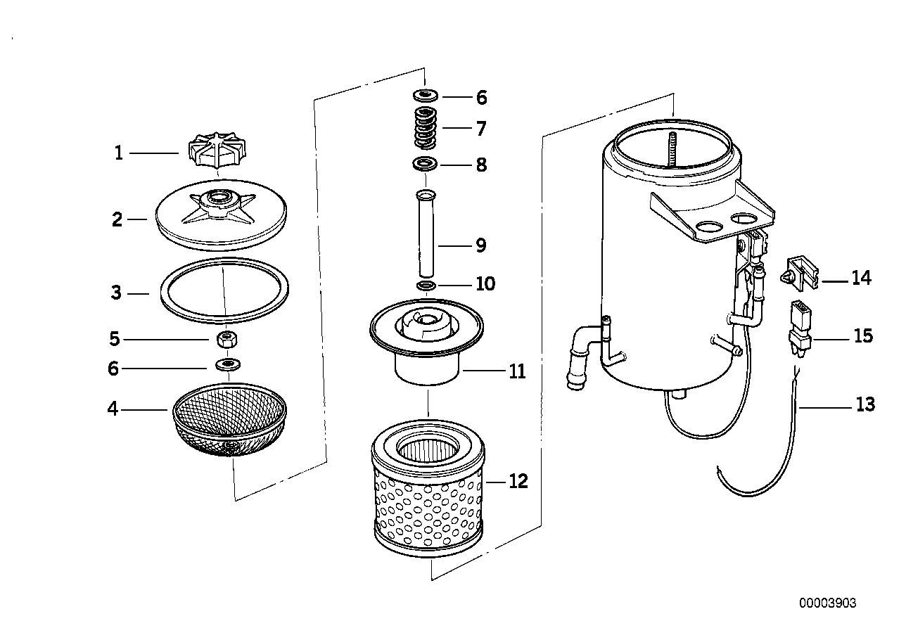 Composants reservoir d'huile ASC+T