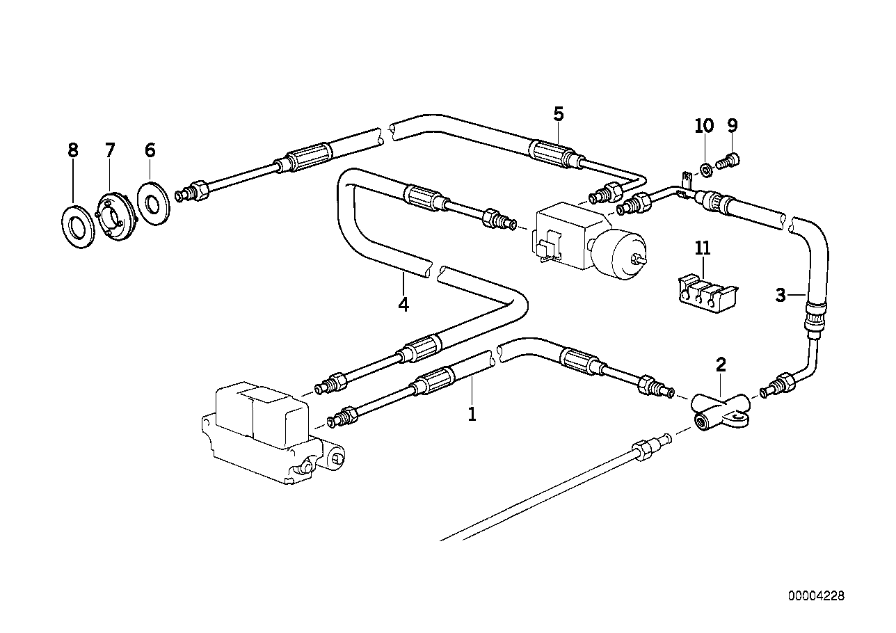 AHK/tubing rear/attaching parts