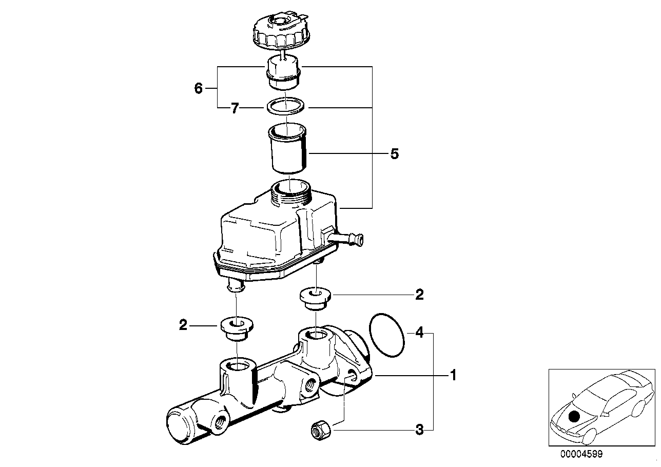 Hauptbremszylinder/Ausgleichbehälter