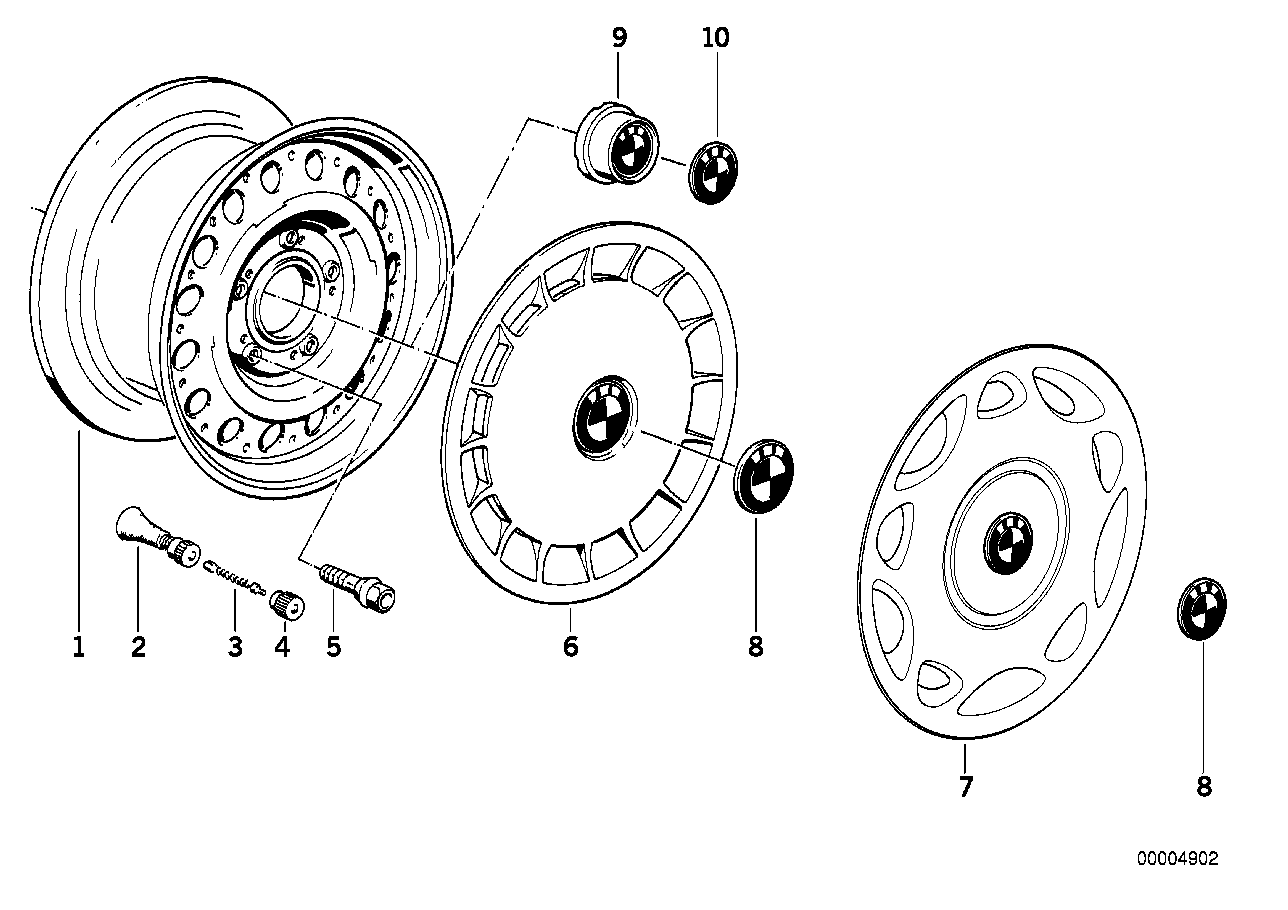 Колесный диск стальной, дизайн 1