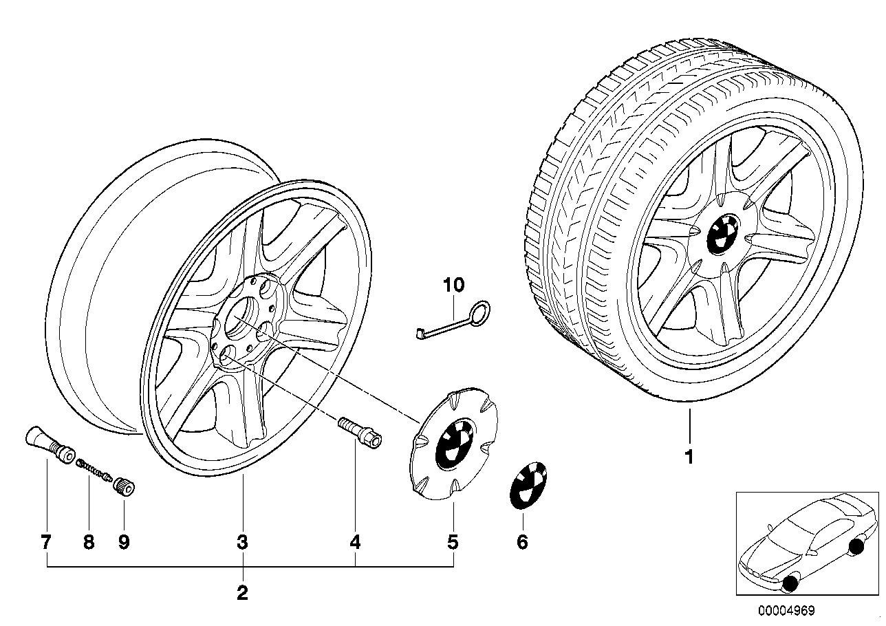 Sternspeichen-Styling II (Styl.10)