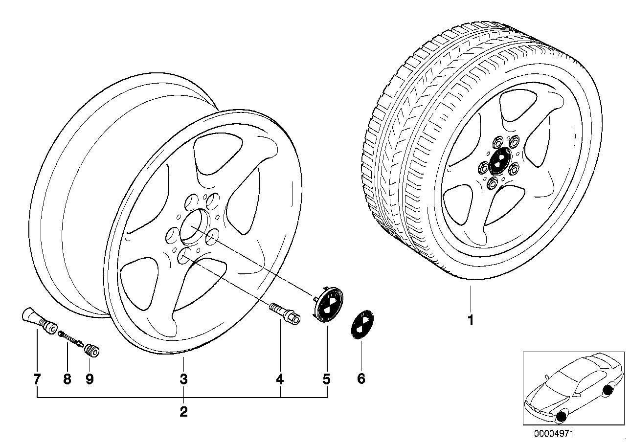 圆形轮辐式样 (式样18)