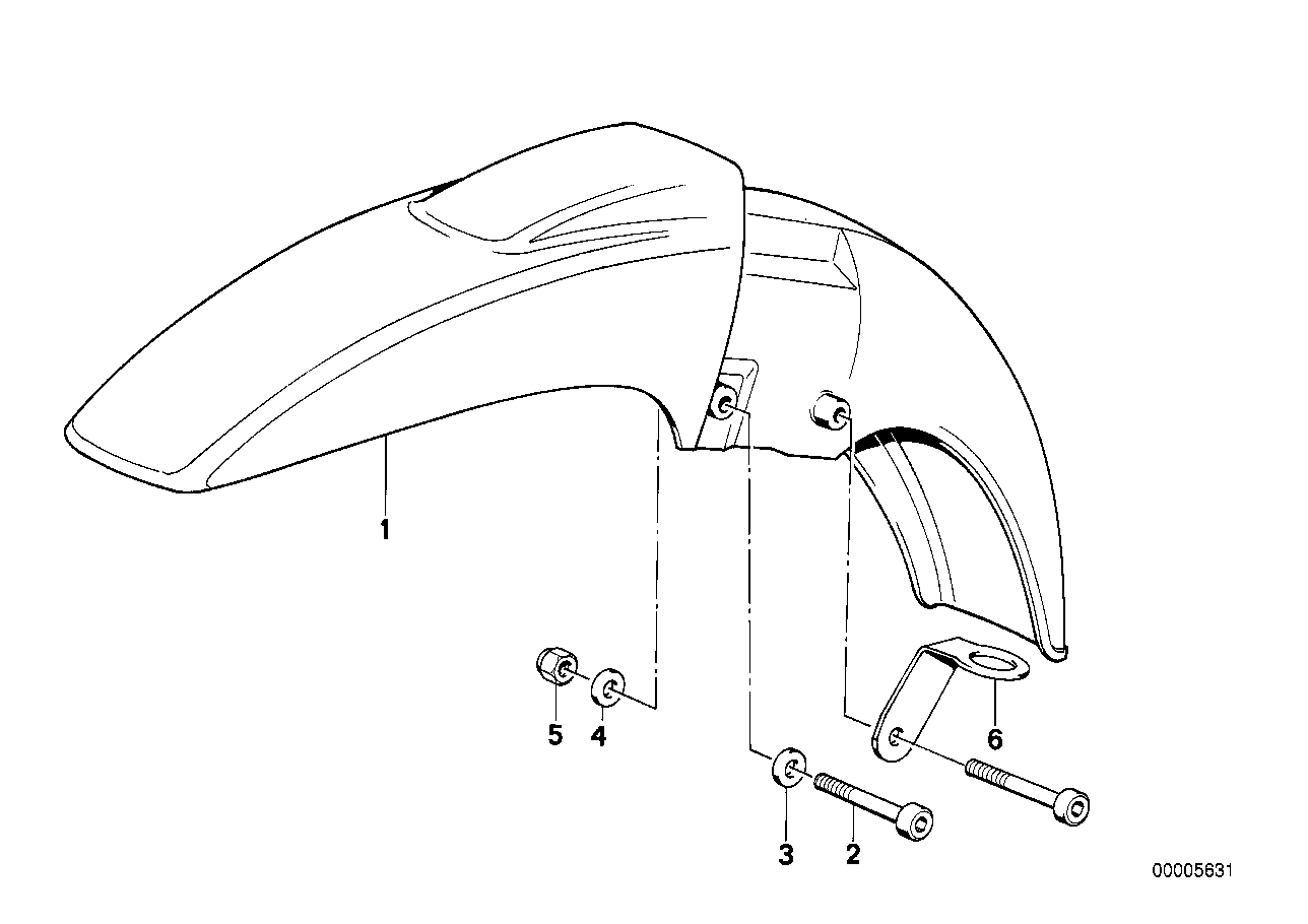 Parafango anteriore