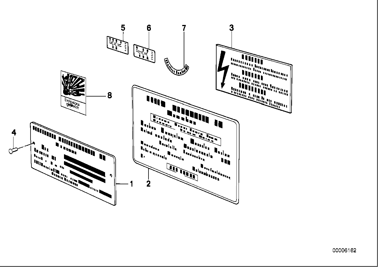 Information plate