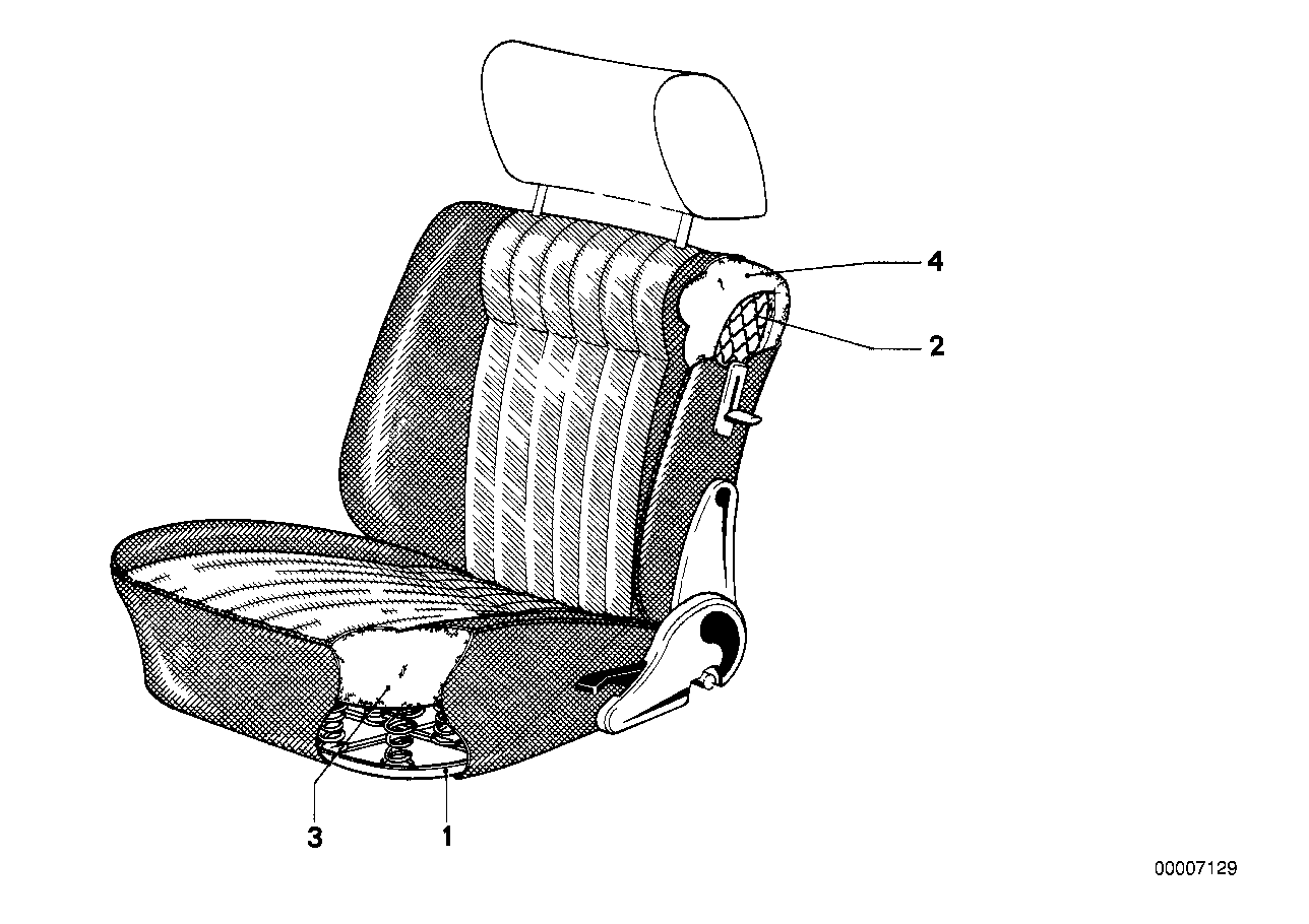 Lower seat parts