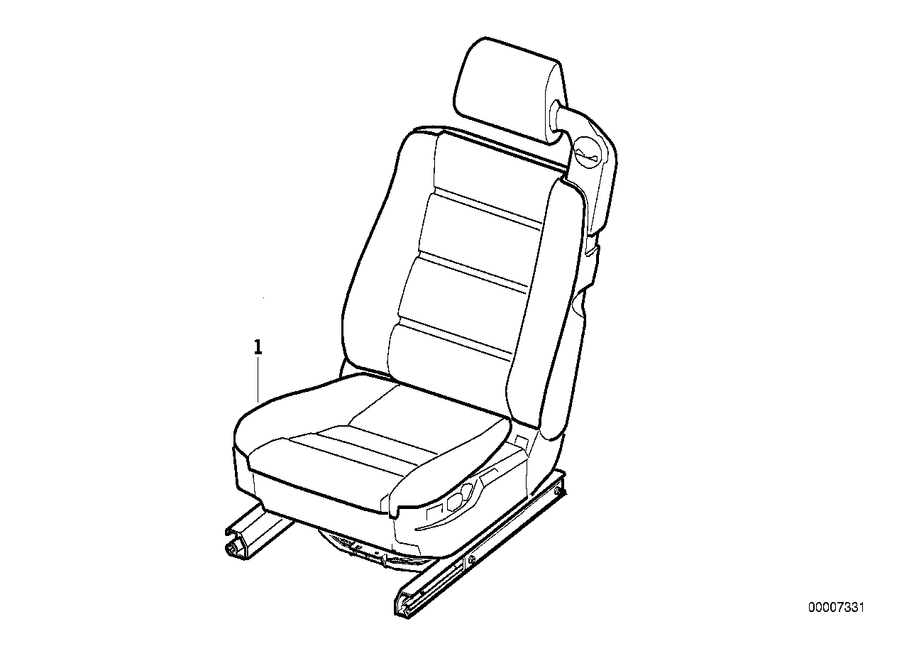 Fotel przedni