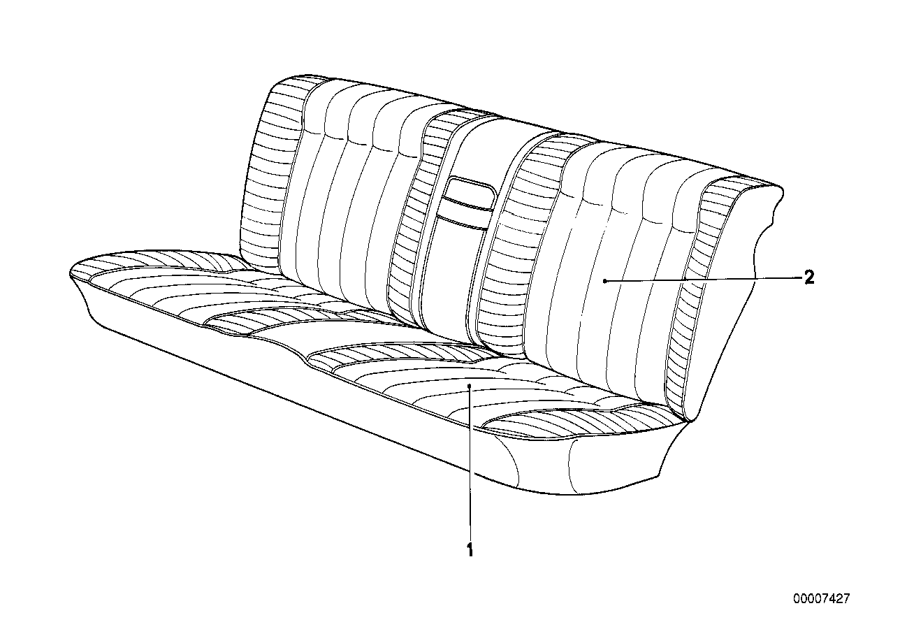 Обивка подушки сиденья Зд
