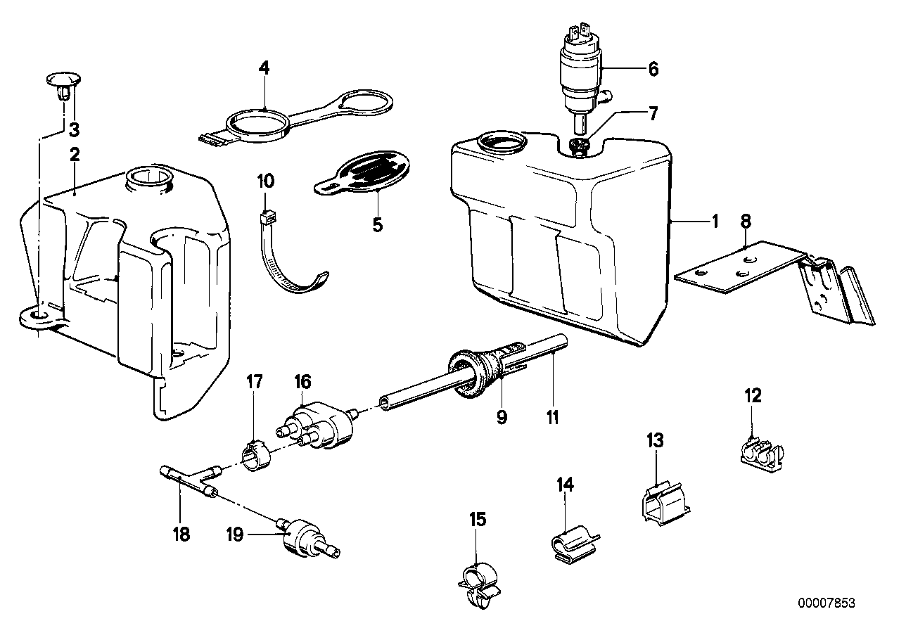 Sistema lavagem pára-brisas (intensiva)