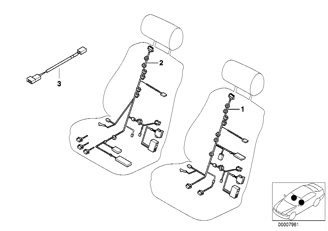 Kabelsatz Sitz
