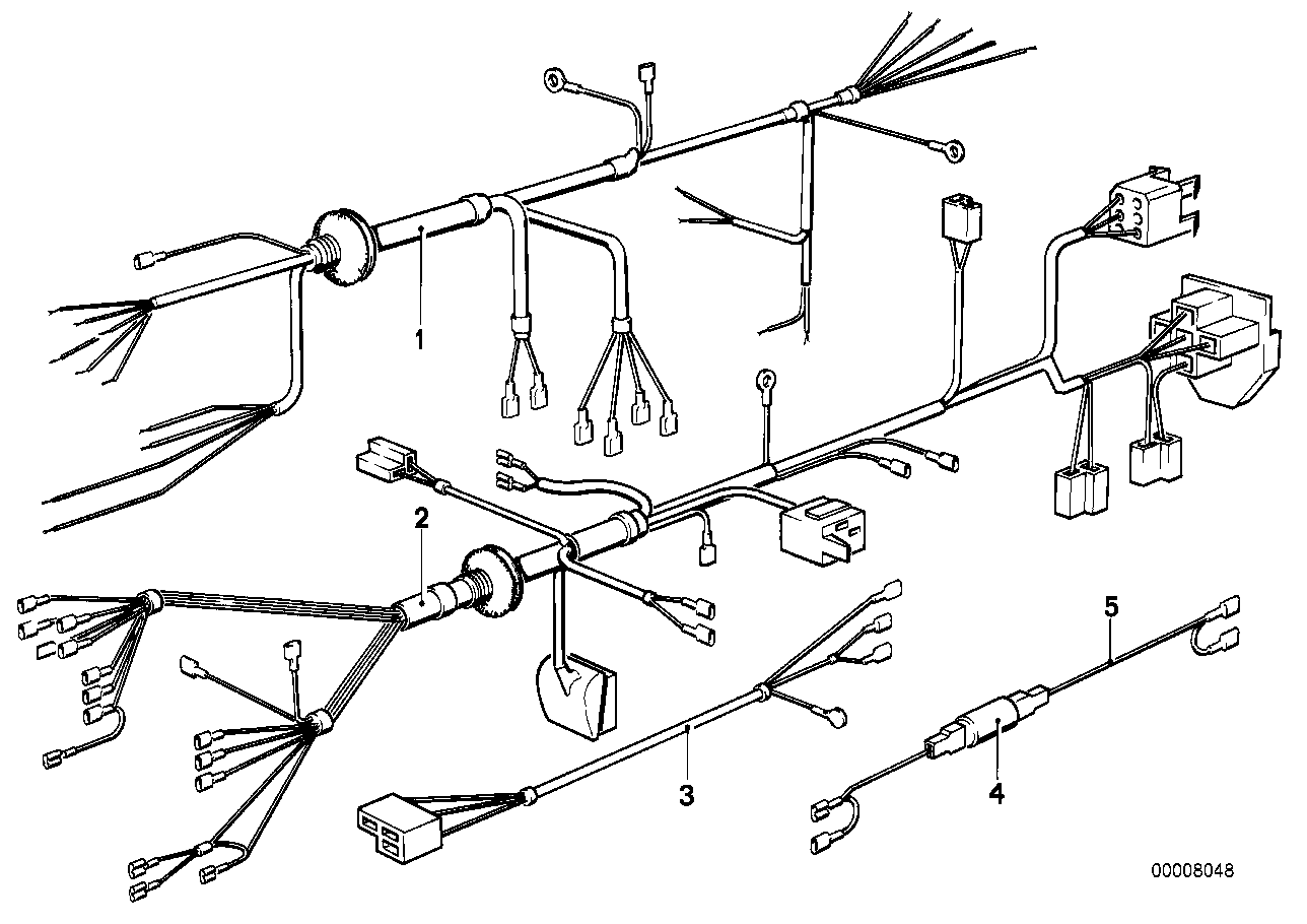 Kabelový svazek dílec podvozek
