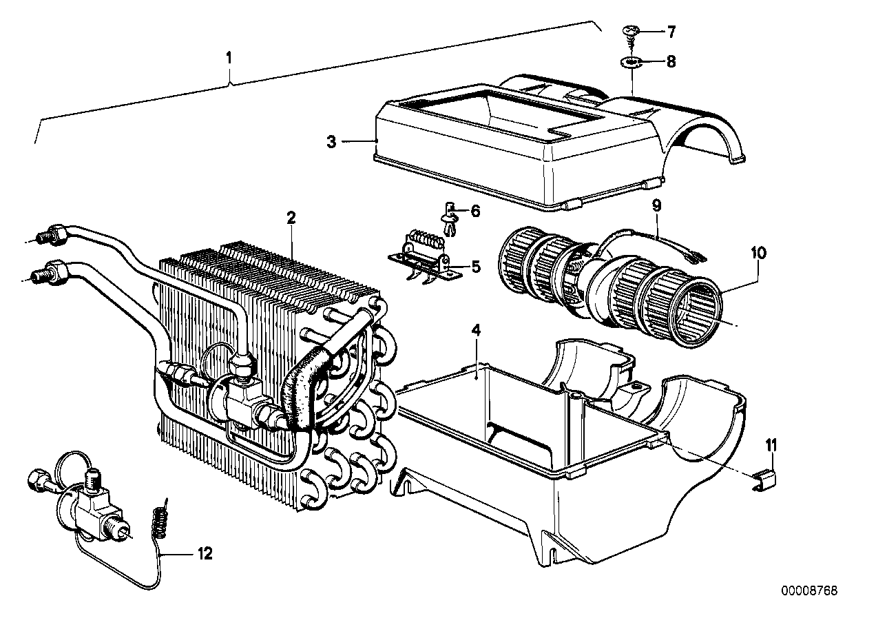 Air conditioning unit parts