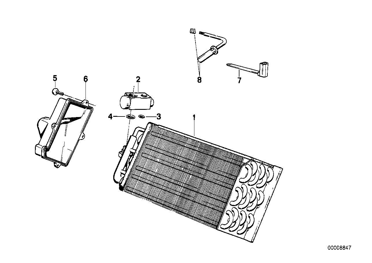 Výparník / expanzní ventil