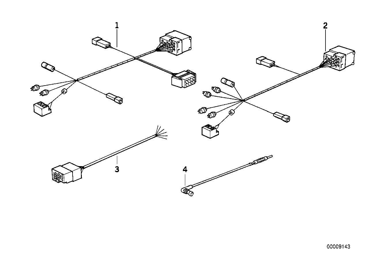 Radio adapter ledning