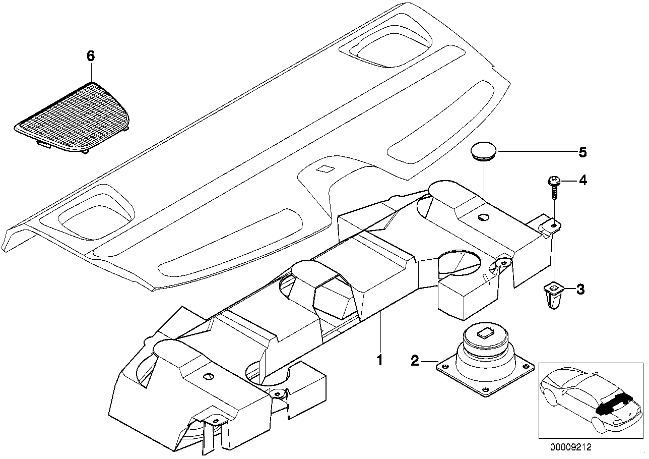 Einzelteile Subwooferbox Top-HiFi-System