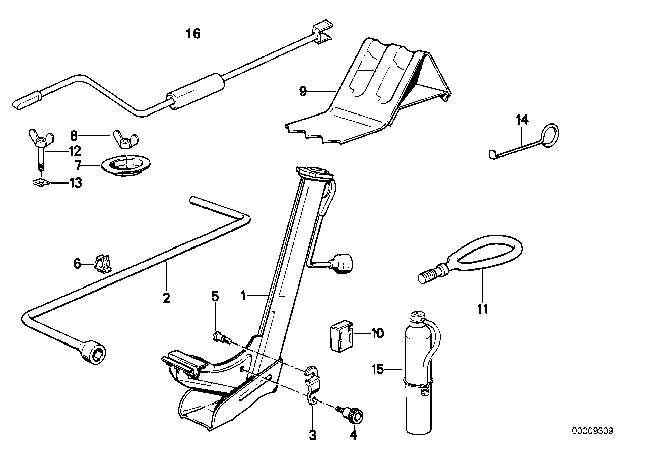 Tool kit/Lifting jack