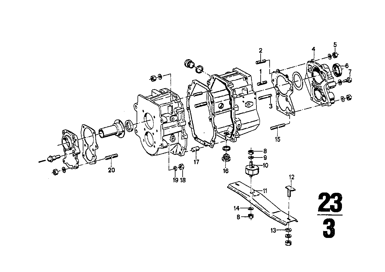 ZF s5-16 housing+attaching parts